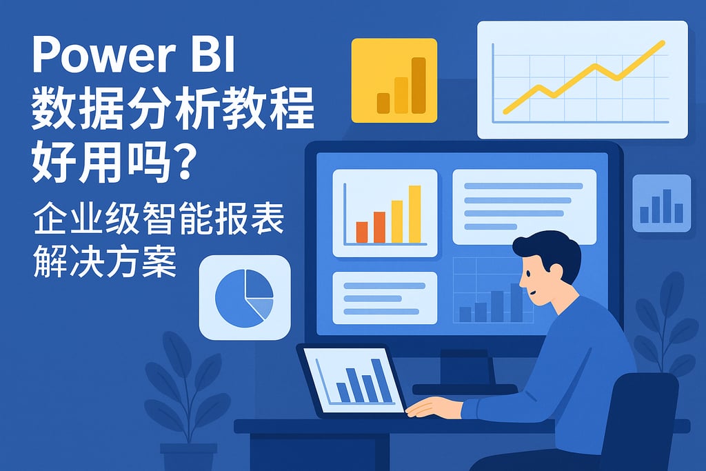 Power BI数据分析教程好用吗？企业级智能报表解决方案